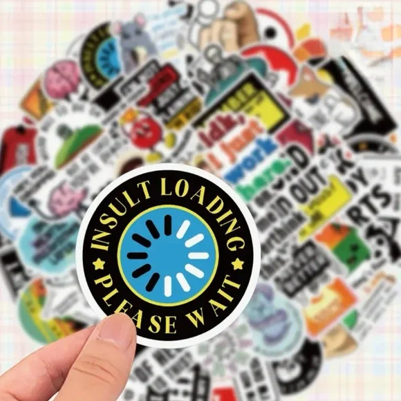 35ct Funny Stickers (assorted) - Picture 14 of 14